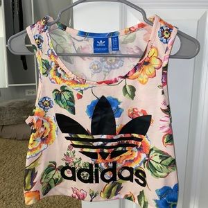 adidas crop tank
